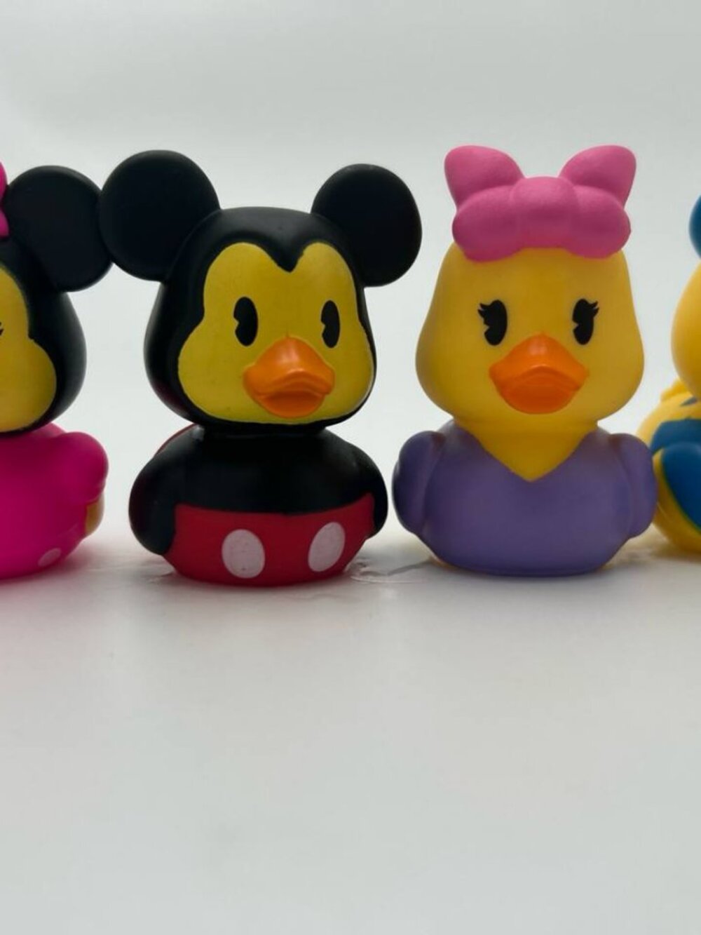 Disney Duckalooz Mickey Minnie Donald Daisy Rubber Ducks Just Play Lot of 4